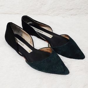 Matt Bernson Mercer d’Orsay Croc Embossed Flats